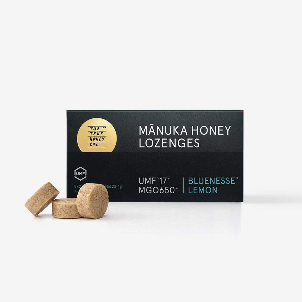 Bluenesse and Lemon Mānuka Honey Lozenges