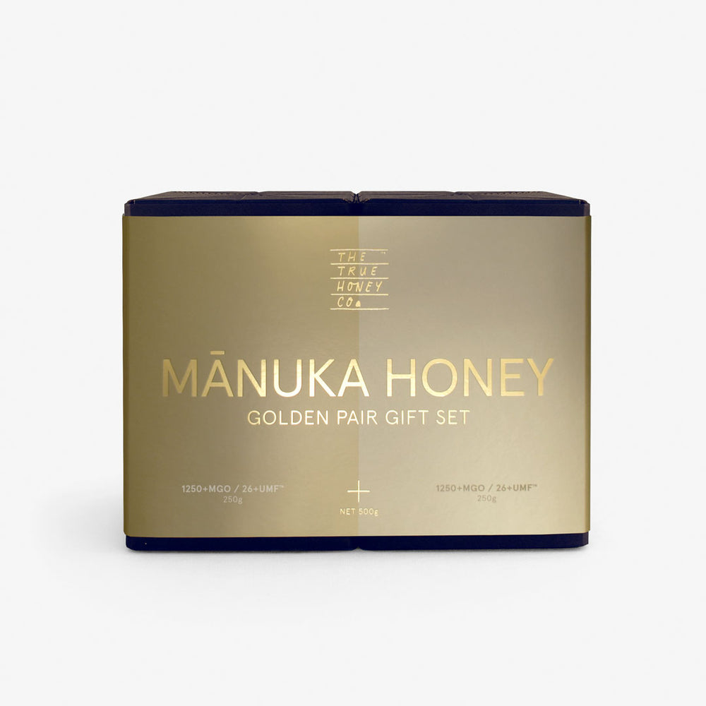 Golden Pair Gift Set - 2 x 1250 MGO Manuka Honey