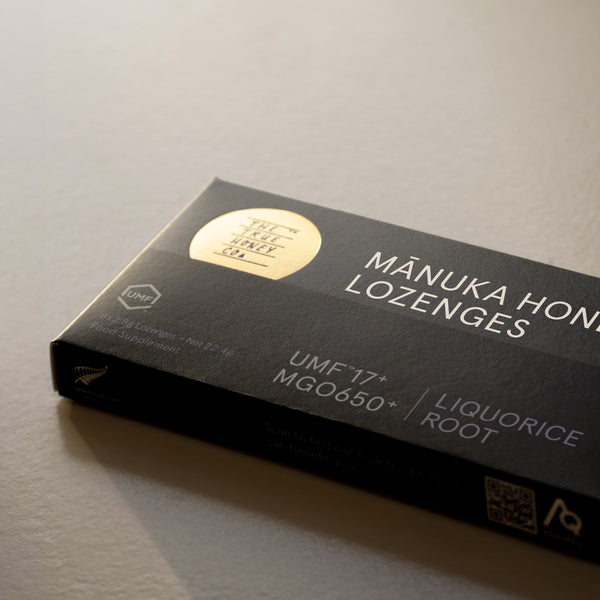 Liquorice Root Mānuka Honey Lozenges