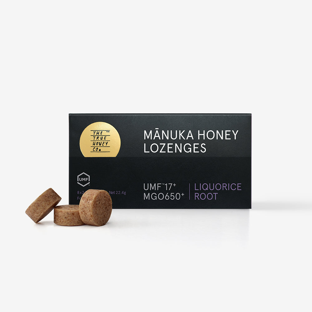 Liquorice Root Mānuka Honey Lozenges