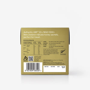 UMF™ 22+ / 1000+ MGO Mānuka Honey Sachets