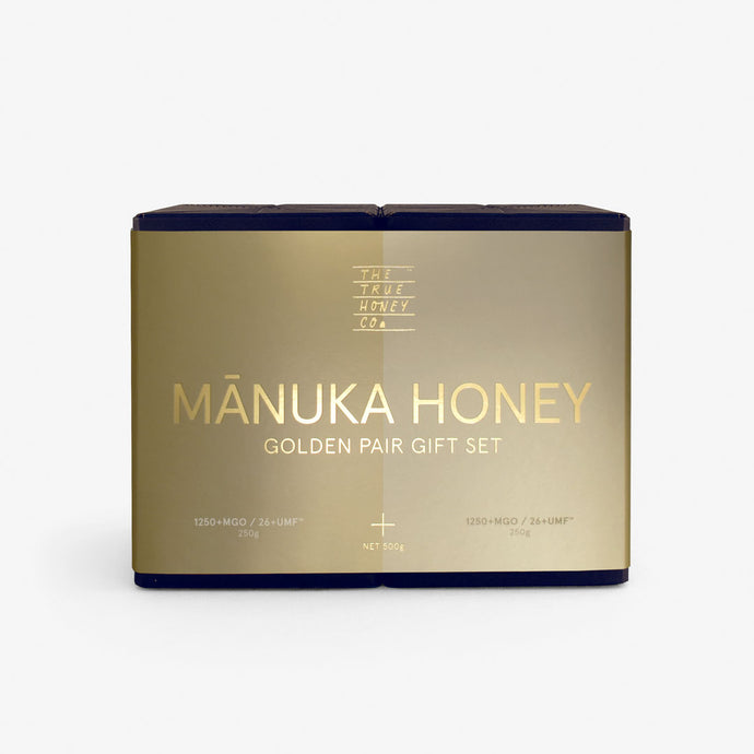 Golden Pair Gift Set - 2 x 1250 MGO Manuka Honey 