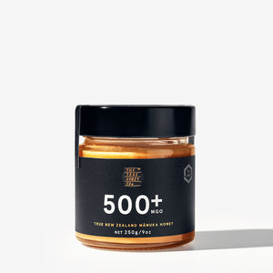 True Honey Co. 500+ MGO 250g Manuka Honey Jar